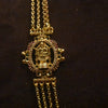 925 Silver Gold Plated 4 Layer Chandraharam Chain - 30 Inches