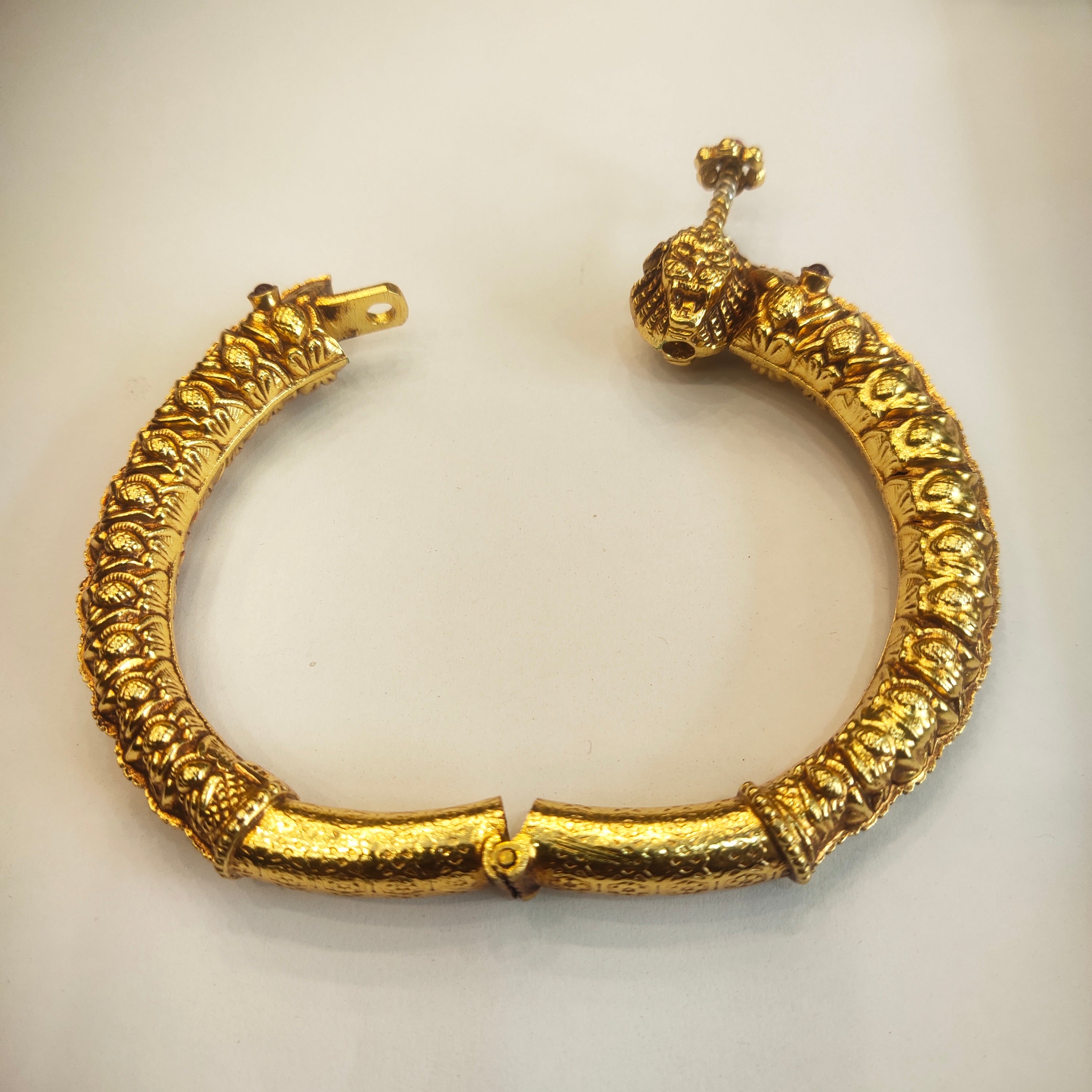 Asp Silver Nagas Simha Kada for Men