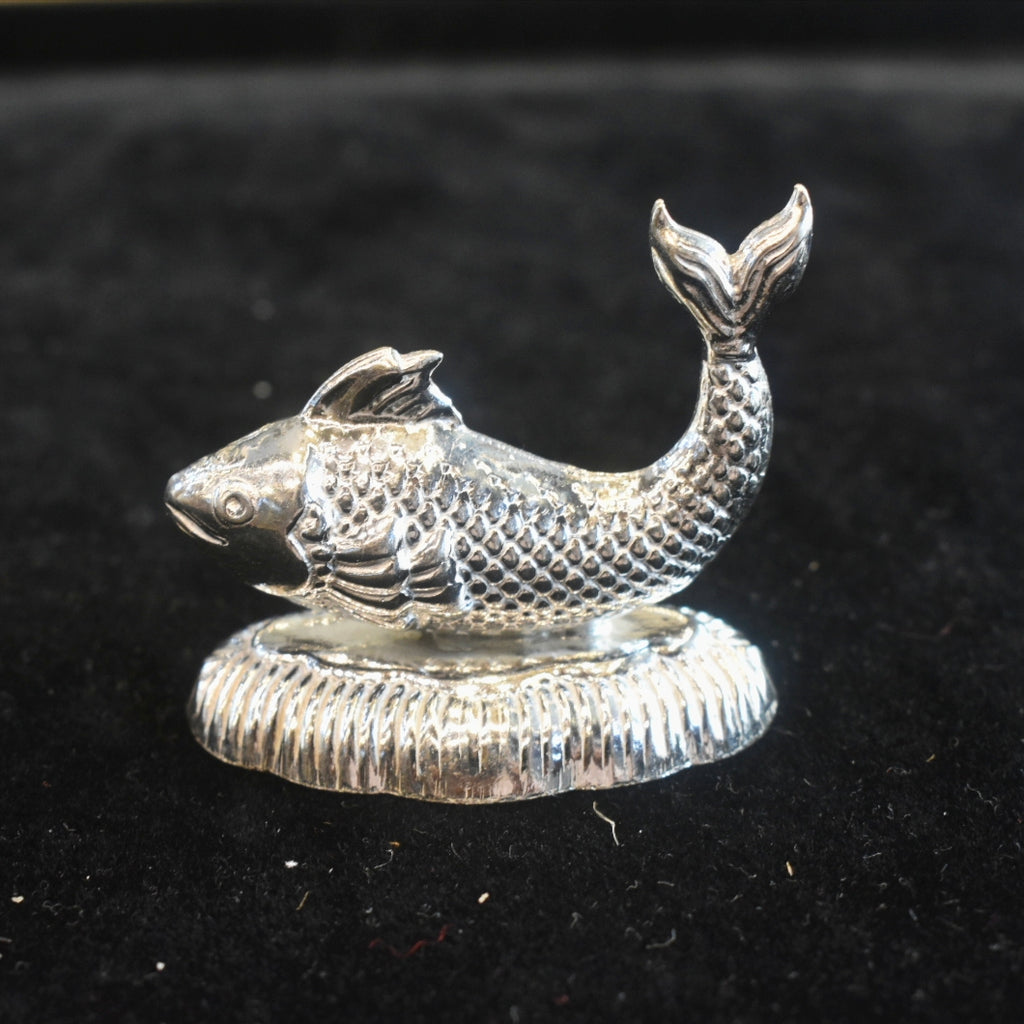 Pure Silver Fish/Chandi ki Machli for Astrological and Lal Kitab Remedy | Silver Fish for Vastu, Pooja and Gifting