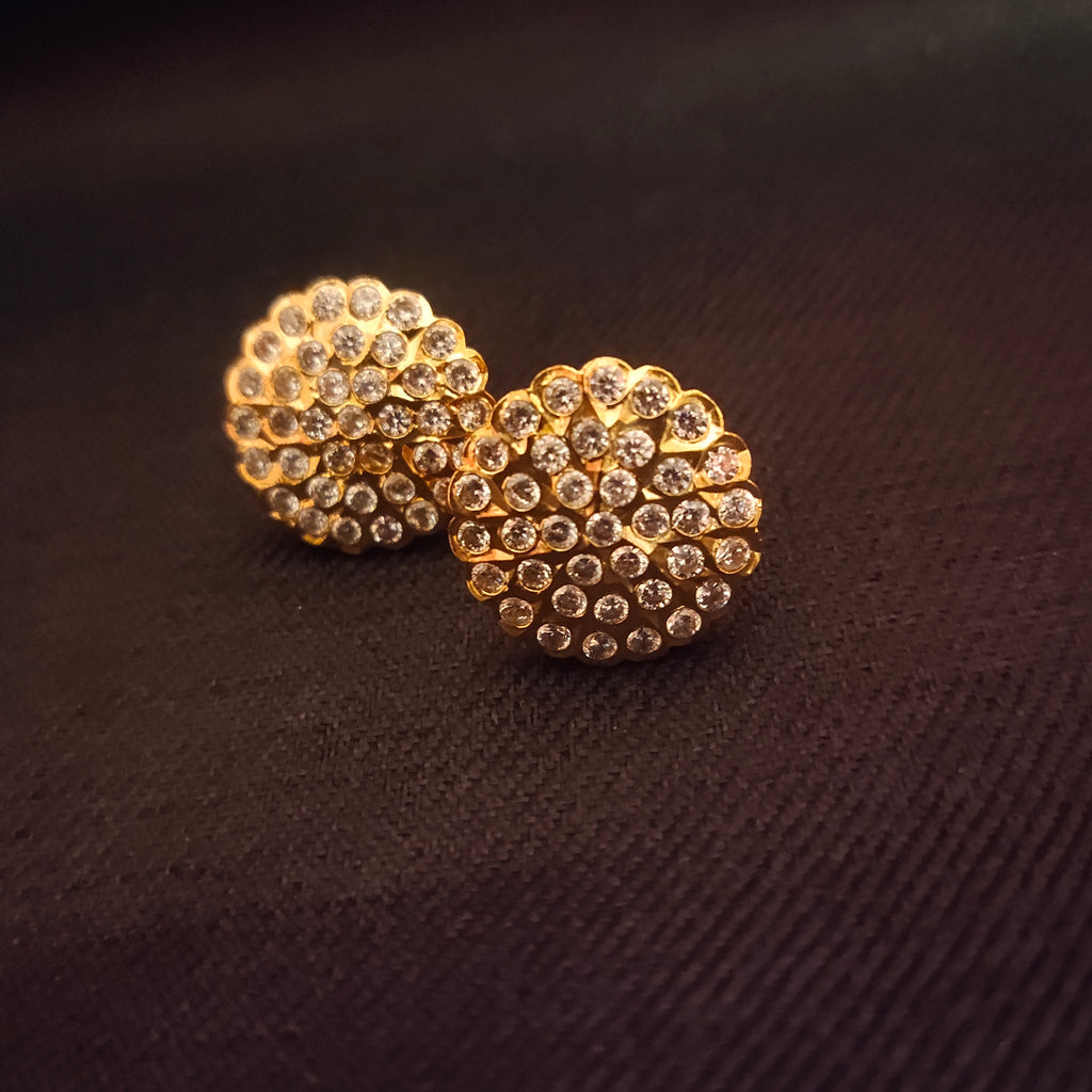 Panchloha Gatti Chatha Kammalu Stud Earrings - Unlocking Elegance