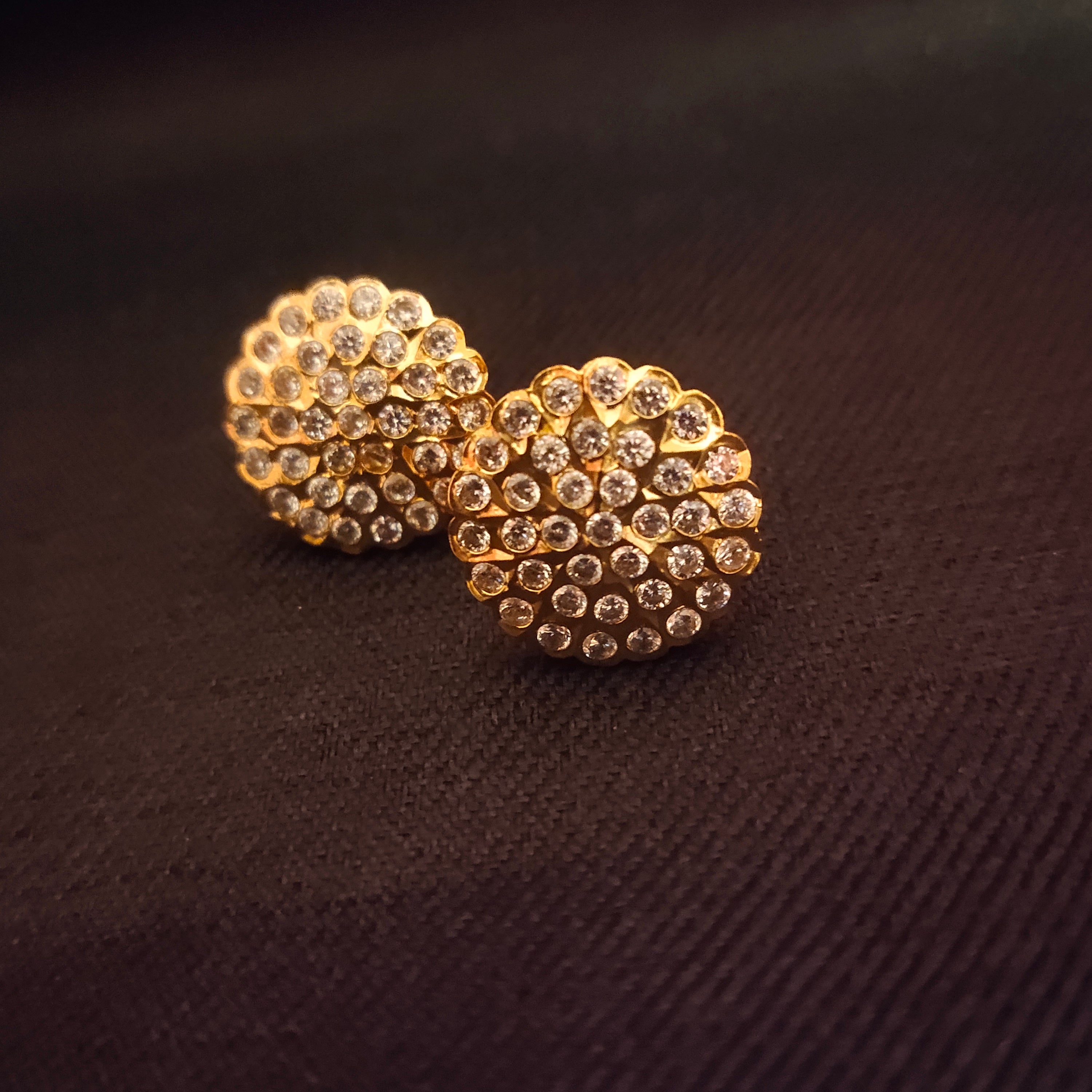 Panchloha Gatti Chatha Kammalu Stud Earrings - Unlocking Elegance