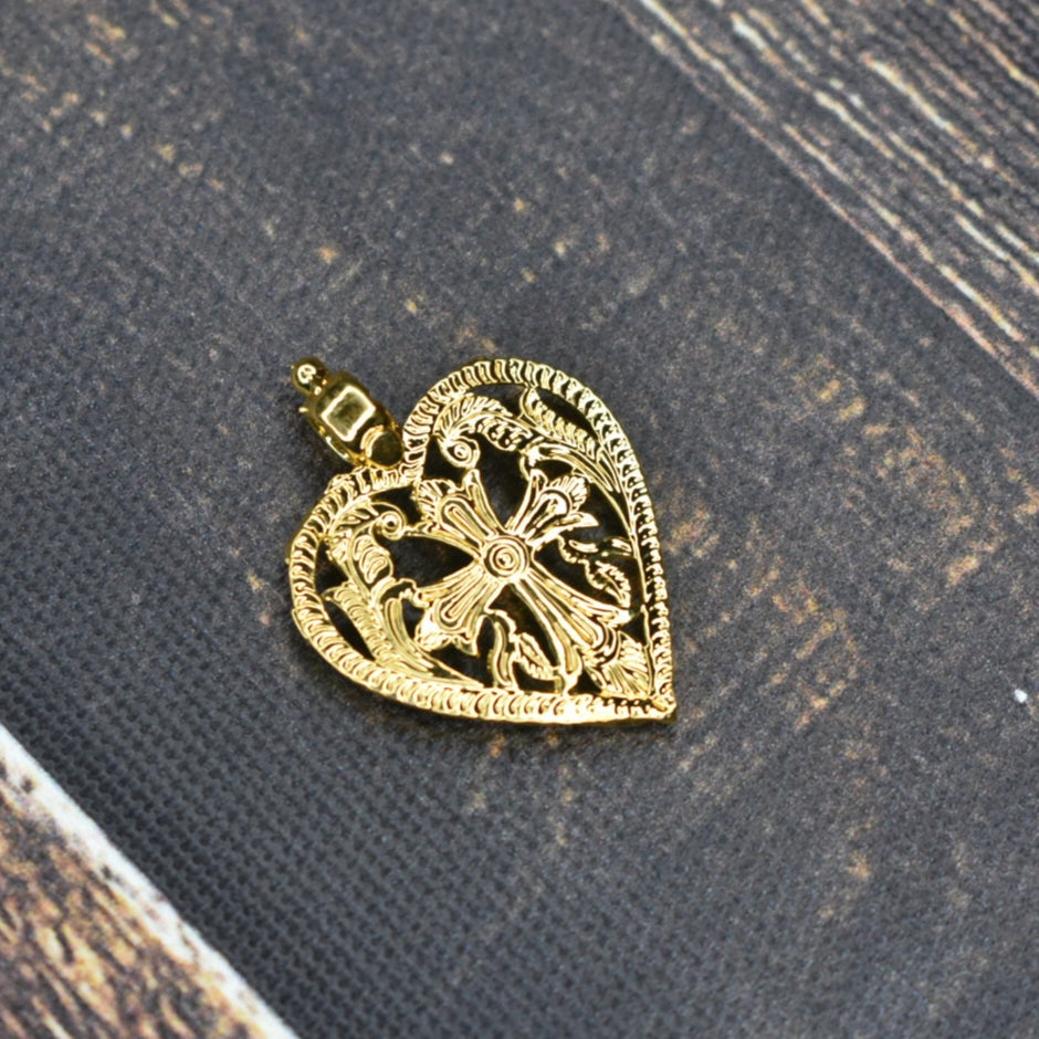 24K Gold-Plated Christian Thali Pendant