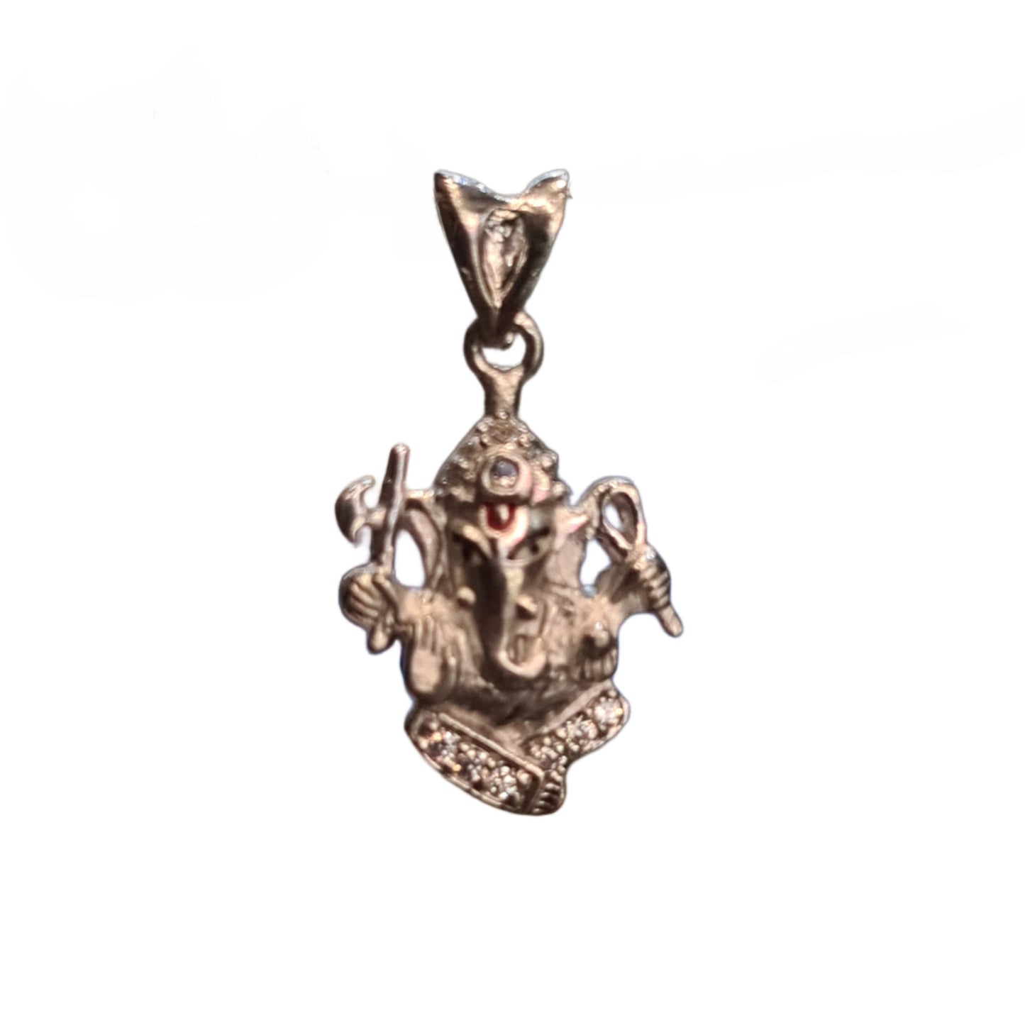 "Shine Bright with Silver: Exquisite 92.5 Ganesh Pendant"