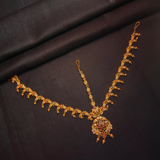 "Timeless Elegance: Embrace the Antique Mathapatti Trend with ASP Fashion Jewellery"
