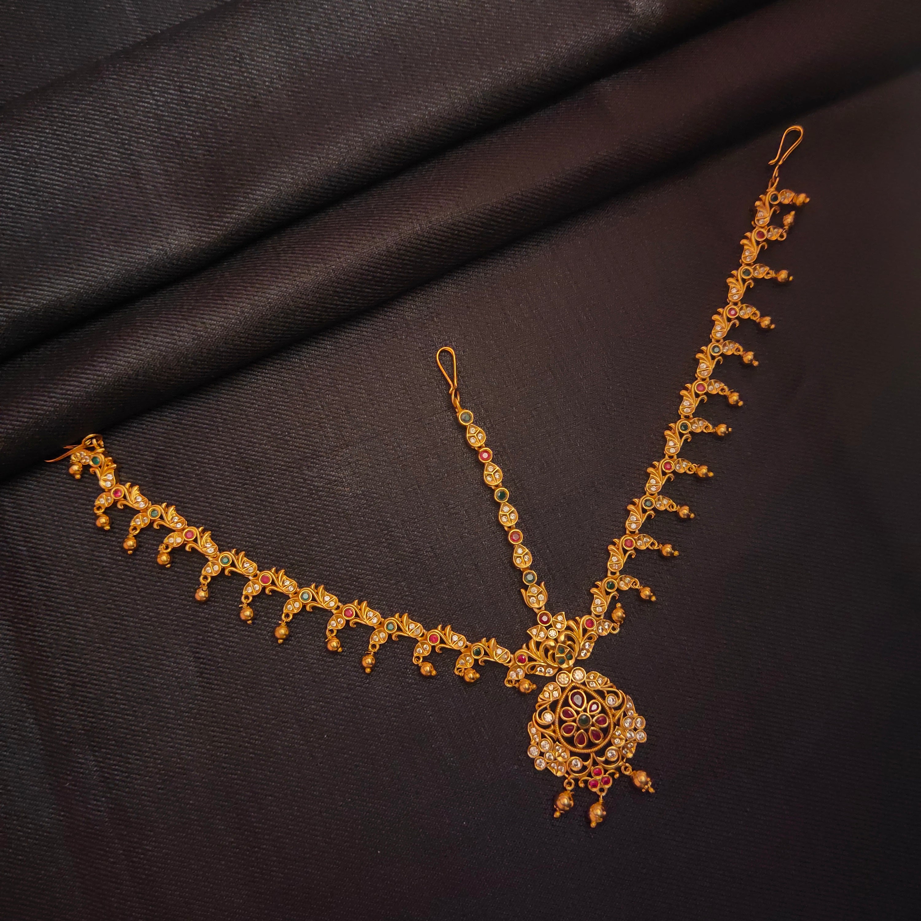 Timeless Elegance Antique Mathapatti - Multi-Color Traditional Bridal Jewelry | ASP Fashion