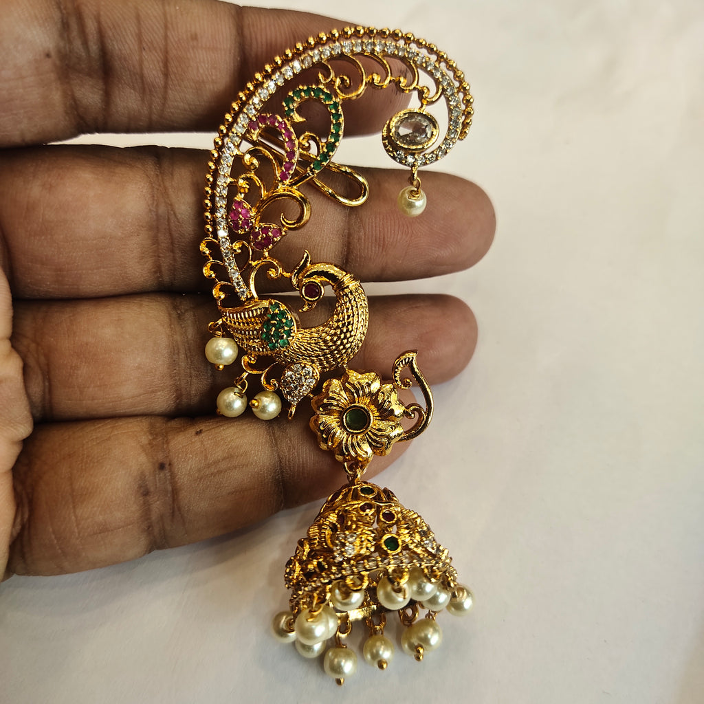 Asp Antique Zircon Ear Cuffs