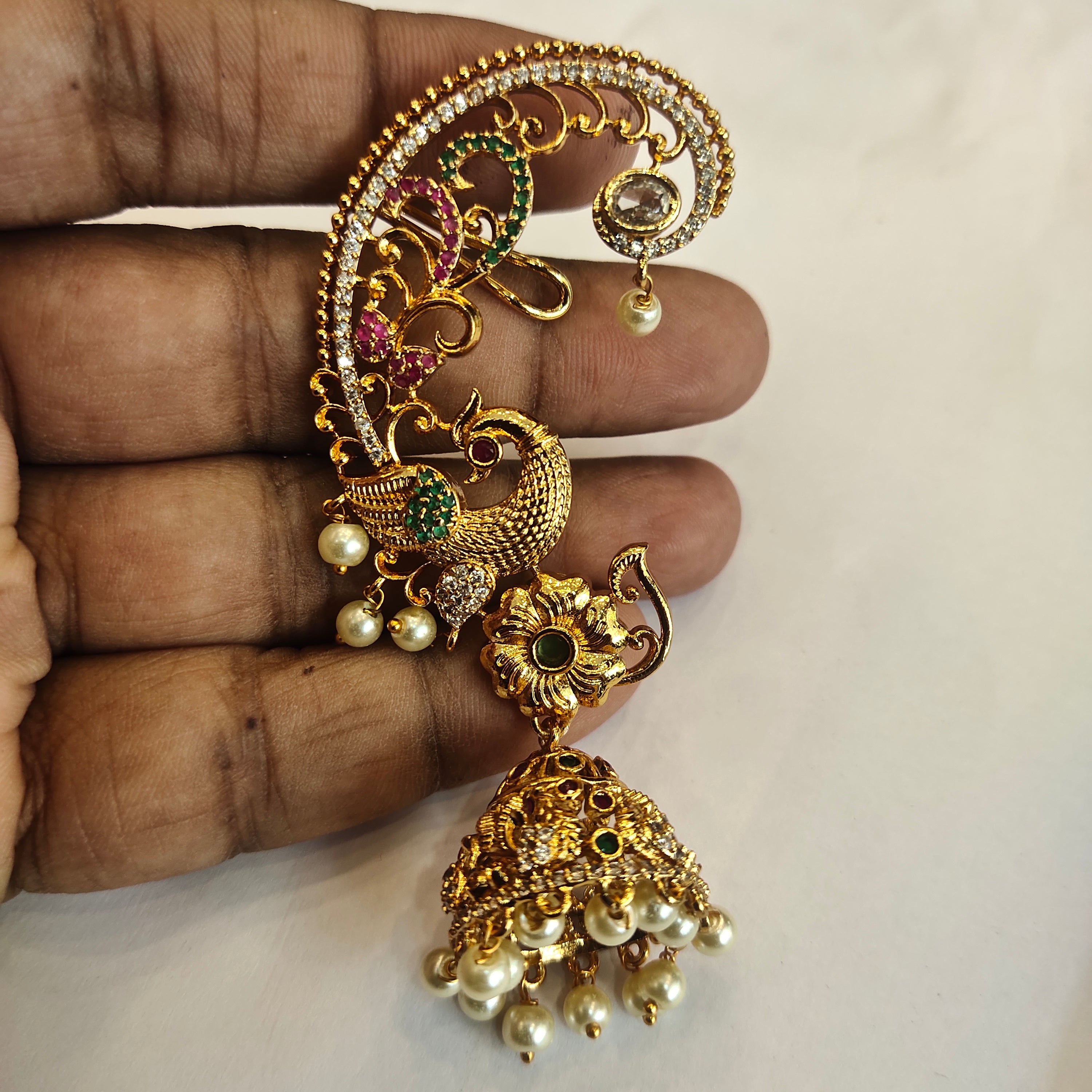 Asp Antique Zircon Ear Cuffs