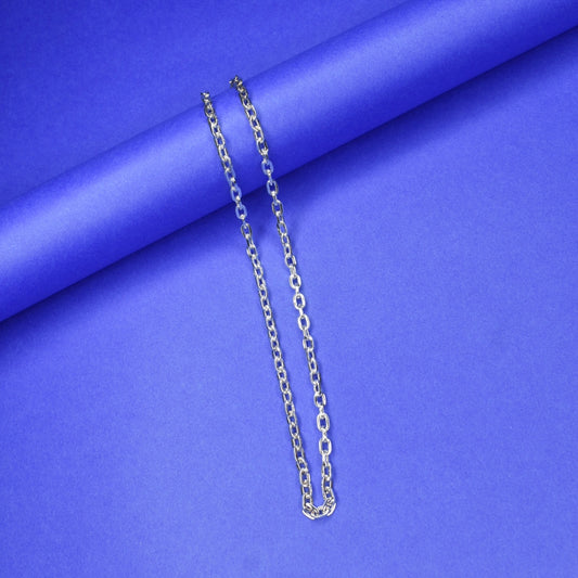 "Dapper and Durable: The Ultimate Pure Silver Chain for Men"