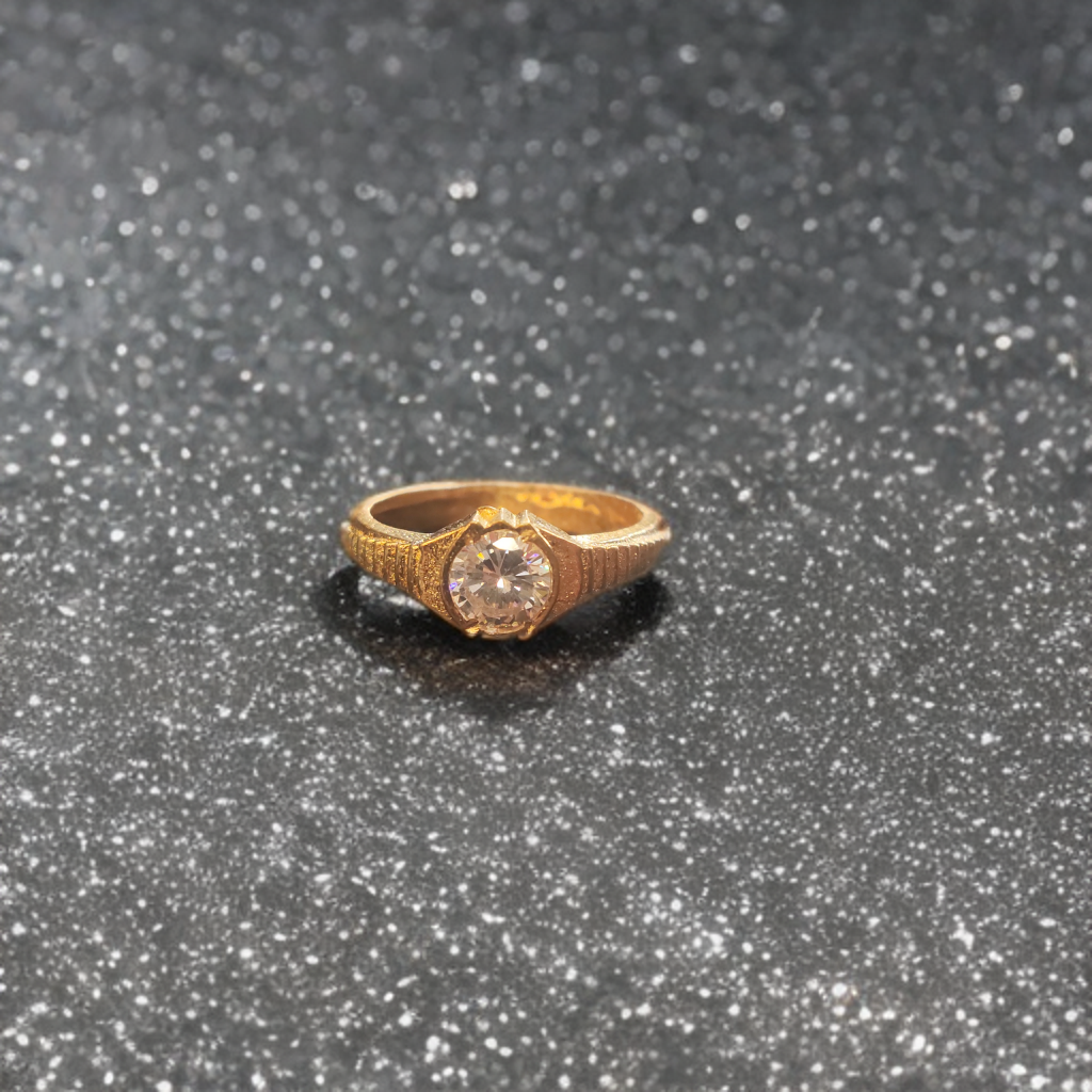 White Zircon Panchloha Ring - Unisex Anti-Tarnish