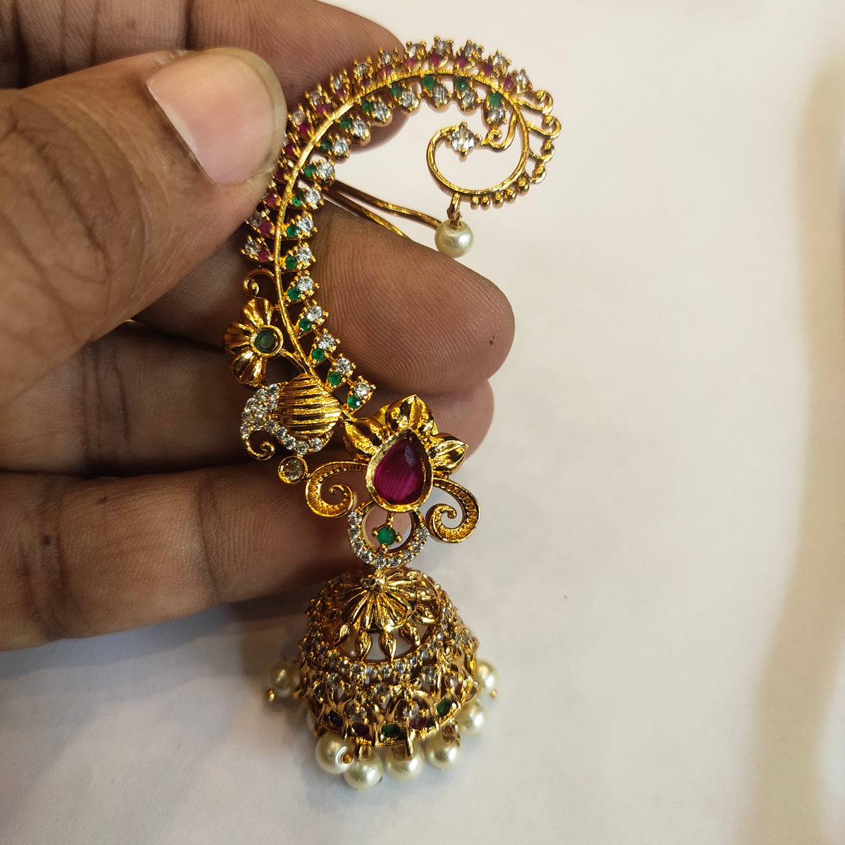 Asp Antique Zircon Ear Cuffs