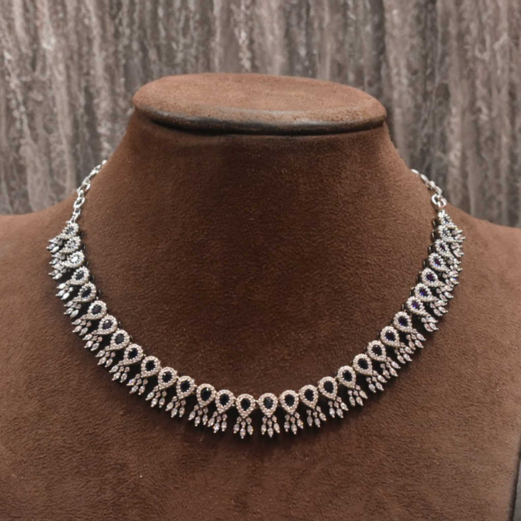 Asp Victorian Zircon Necklace Set