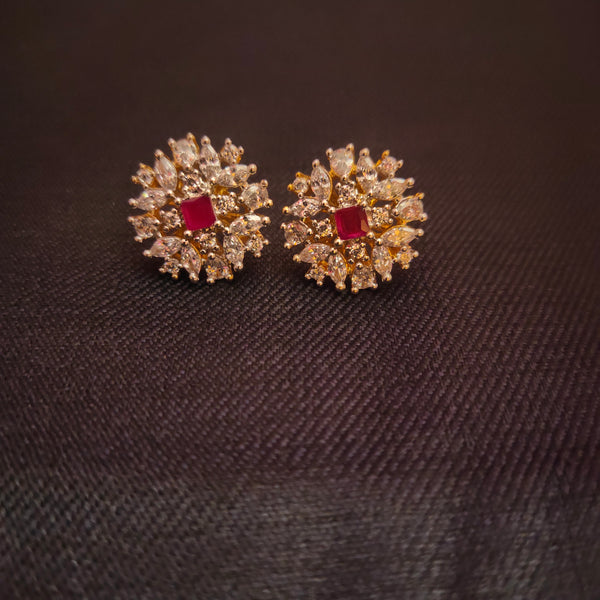 "Sparkling Elegance: Unveiling the Allure of Asp Fashion Jewellery's Classy American Diamond Studs Earrings"