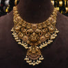 Antique Nakshi Grand Bridal Necklace with Laxmi Peacock Motifs - Traditional Indian Jewelry
