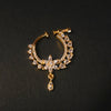 24K Gold Plated South Indian Nath 3cm | No Piercing Nose Ring - 6 Colors