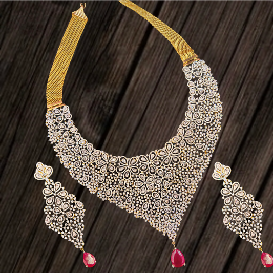 Unleashing the Brilliance of American Diamond Choker Set By Asp Fashion Jewellery