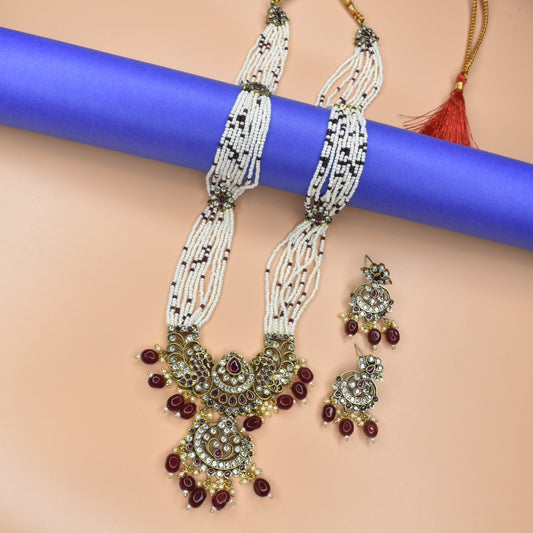"Regal Elegance: A Stunning Victorian Rani Haram from Asp Fashion Jewellery"