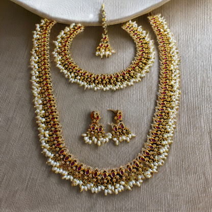 Asp Antique Pearls Guttapusalu Necklace set