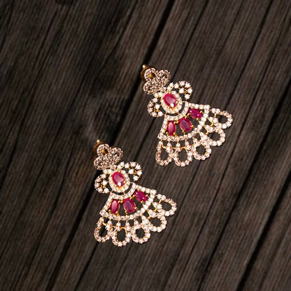 The Classy Ruby Haram Adorned with American Diamonds by ASP Fashion Jewellery