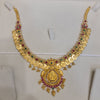 Temple Jewelry Lakshmi Coin Necklace - 22K Gold