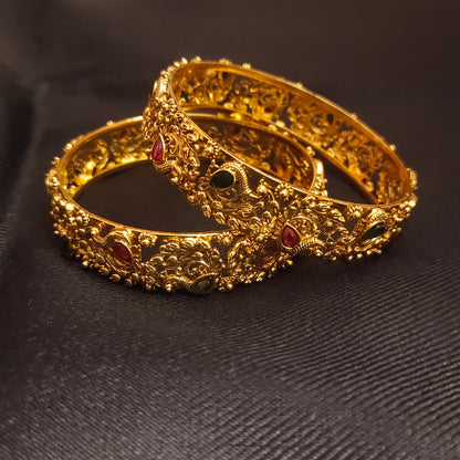"Vintage Glamour: Adorning Love with Bridal Antique Bangles by ASP Fashion Jewellery 31446991"