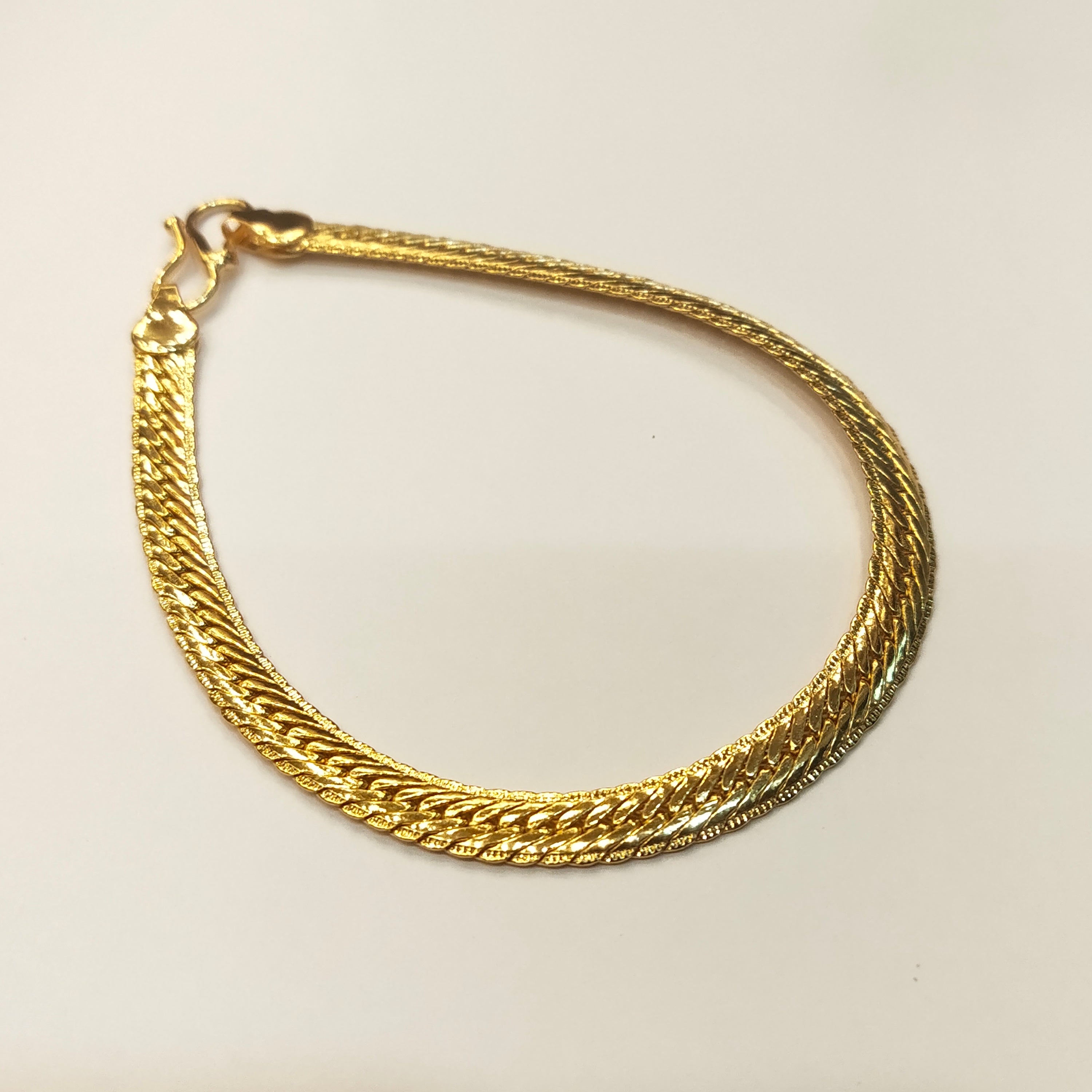 ASP 24K Gold Plated Snake Bracelet for Men - Serpent Collection