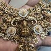 Antique Nakshi Grand Bridal Necklace with Laxmi Peacock Motifs - Traditional Indian Jewelry