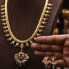 Asp 24 K Gold Plated Jadau Kundan Mango Jalebi Necklace