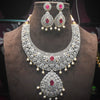 "Shine Bright: The Stunning Gj Polished American Diamond Necklace by ASP Fashion Jewellery"