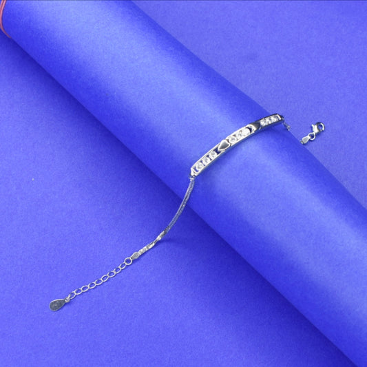 "Chic and Trendy: Elevate Your Style with Asp Fashion Jewellery 925 Silver Bracelet for College Girls"