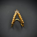 CZ Vanki Ring – 24K Gold Plated Adjustable Ring for Women