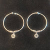925 Silver Baby Anklets with Evil Eye Charm