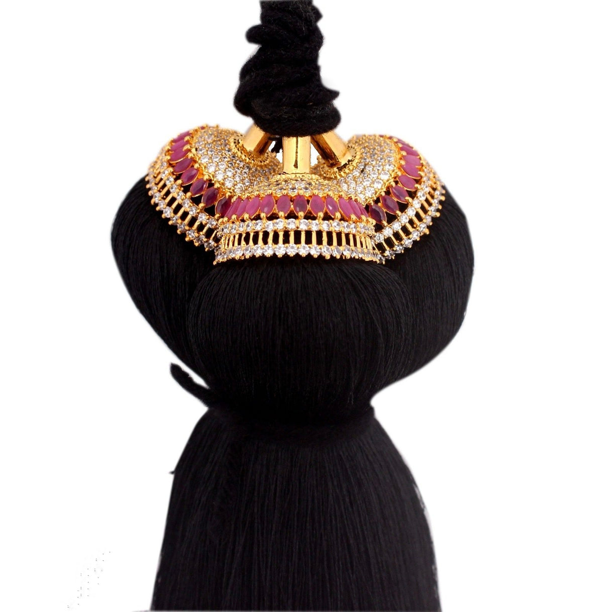 Asp Zircon Kunjalam - Kuppulu - Jada Gantallu - For Classical Dance Hair Extension