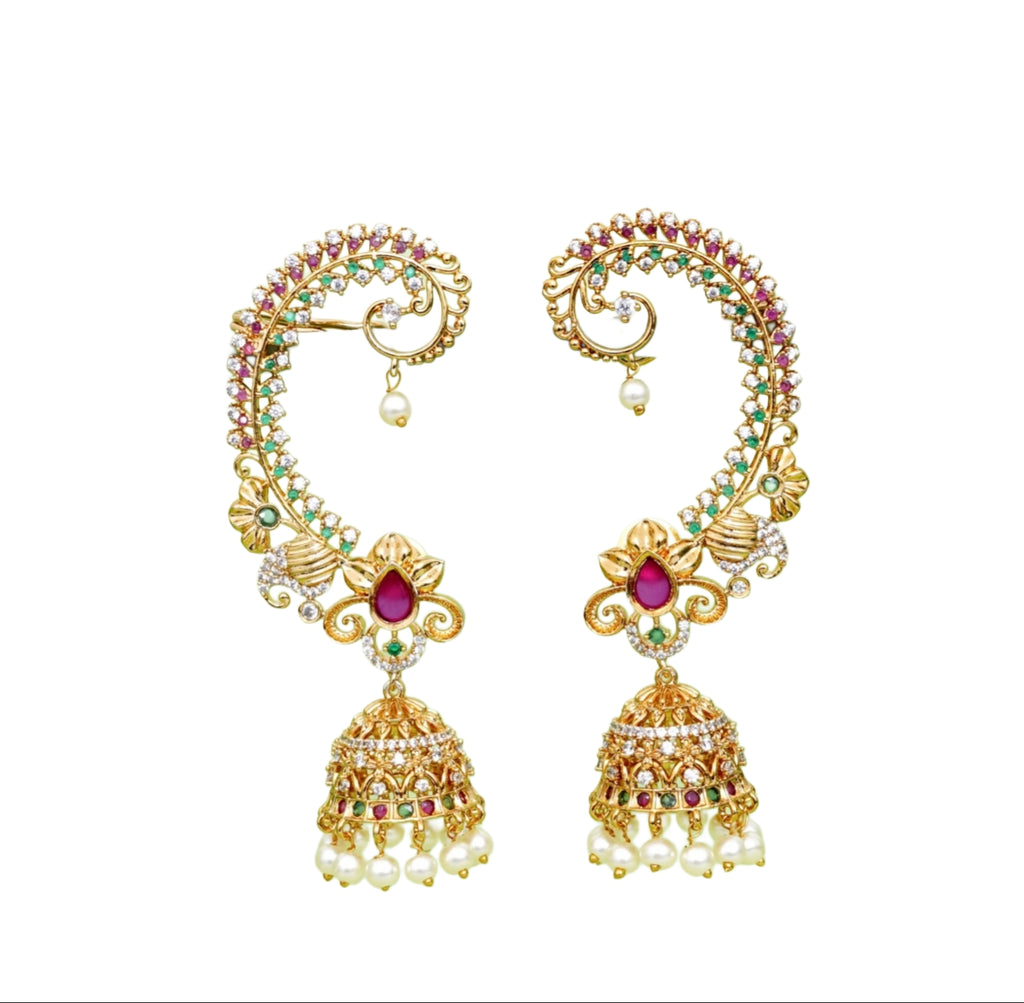 Asp Antique Zircon Ear Cuffs