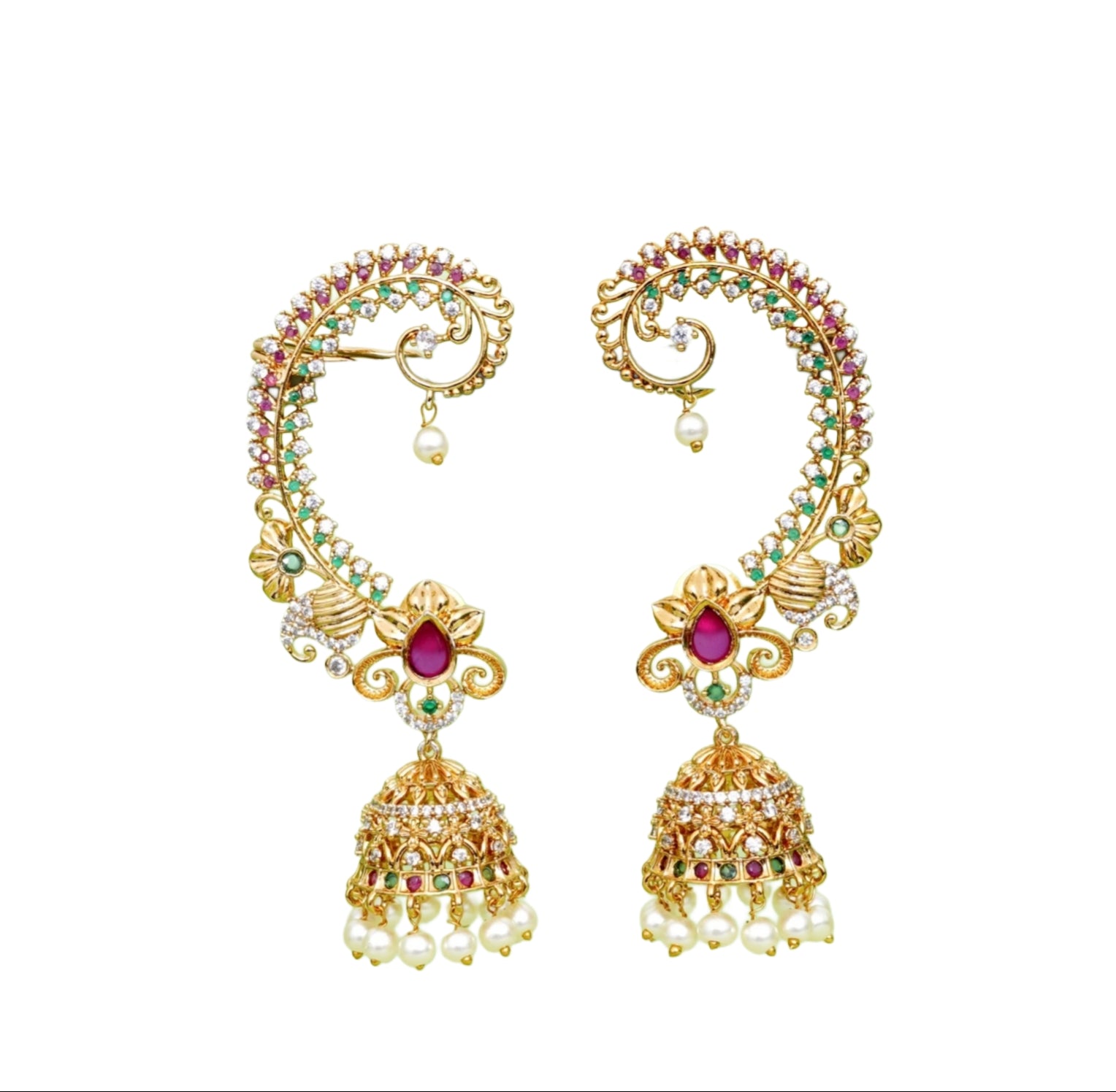 Asp Antique Zircon Ear Cuffs