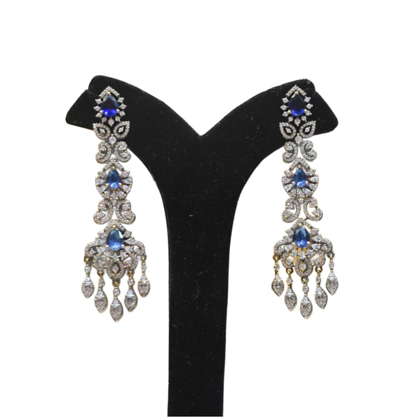 Asp Victorian Zircon Chandelier Earrings