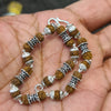 "Embrace Spiritual Strength: 92.5 Silver Rudraksha Bracelet - A Sacred Companion for Mindfulness"