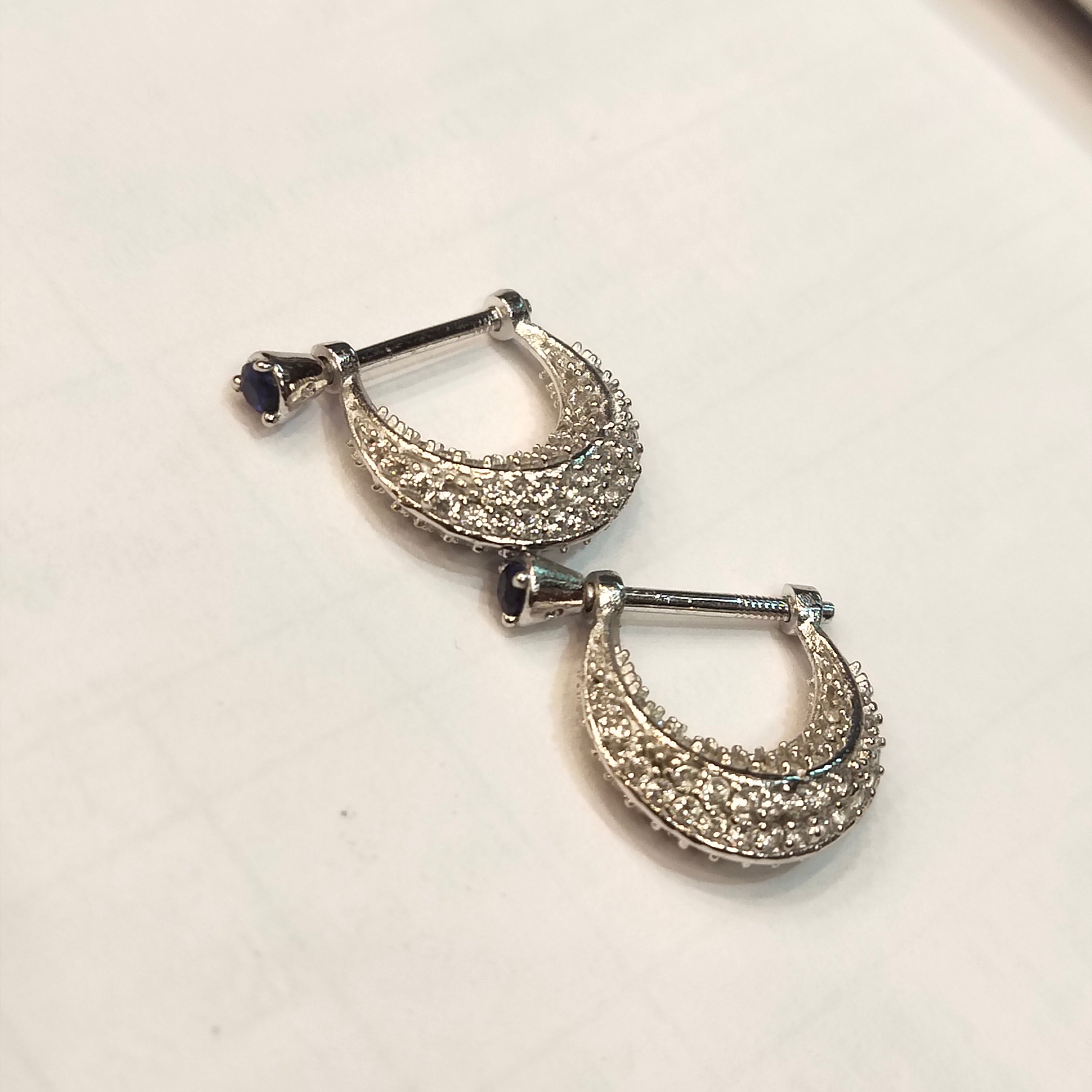 Stylish Sterling Silver Bali Earrings for Men - Dapper Dangles