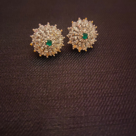 "Shine Like a Star with Asp Fashion Jewellery's Classy American Diamond Studs Earrings!"