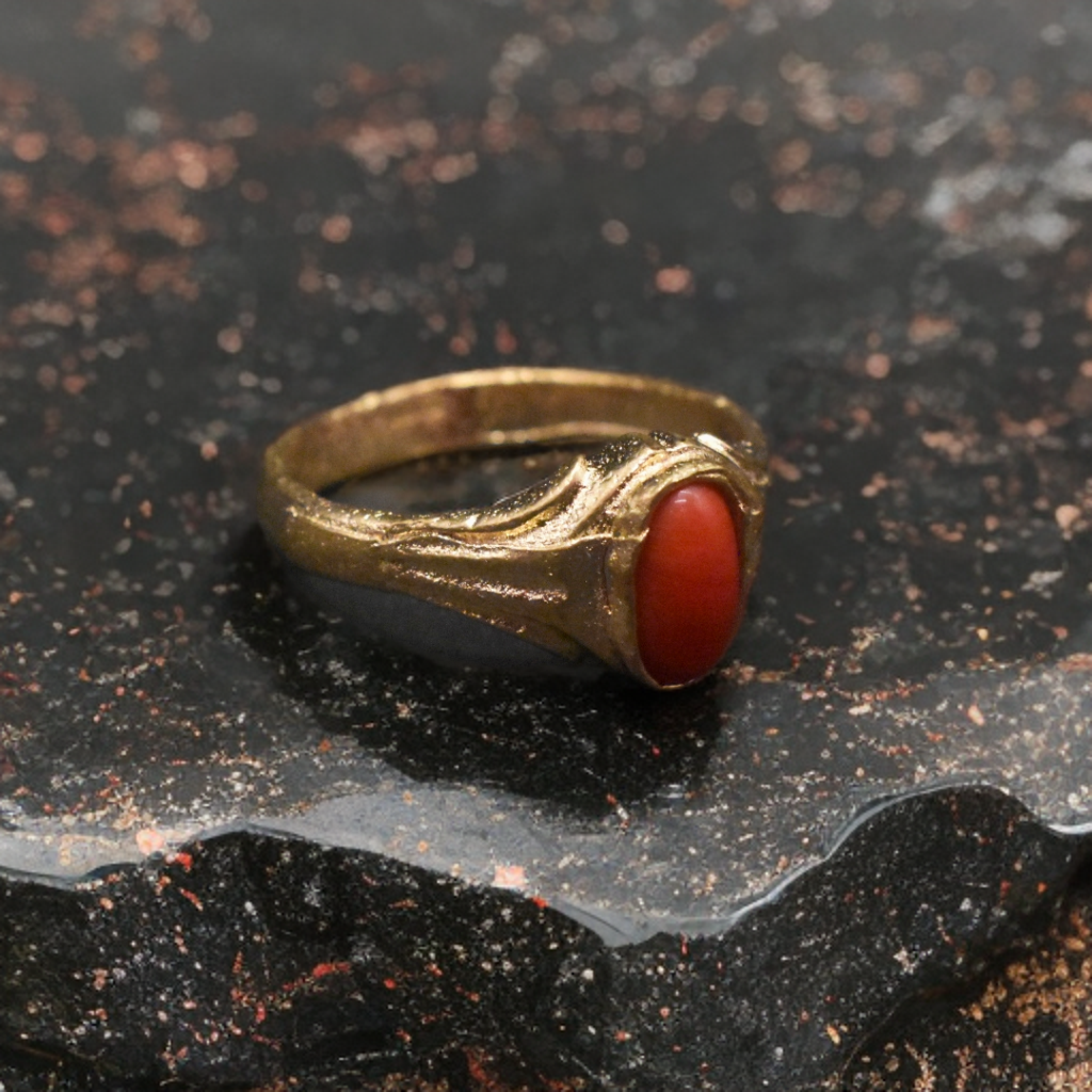 Coral Panchloha Ring - Unisex Anti-Tarnish