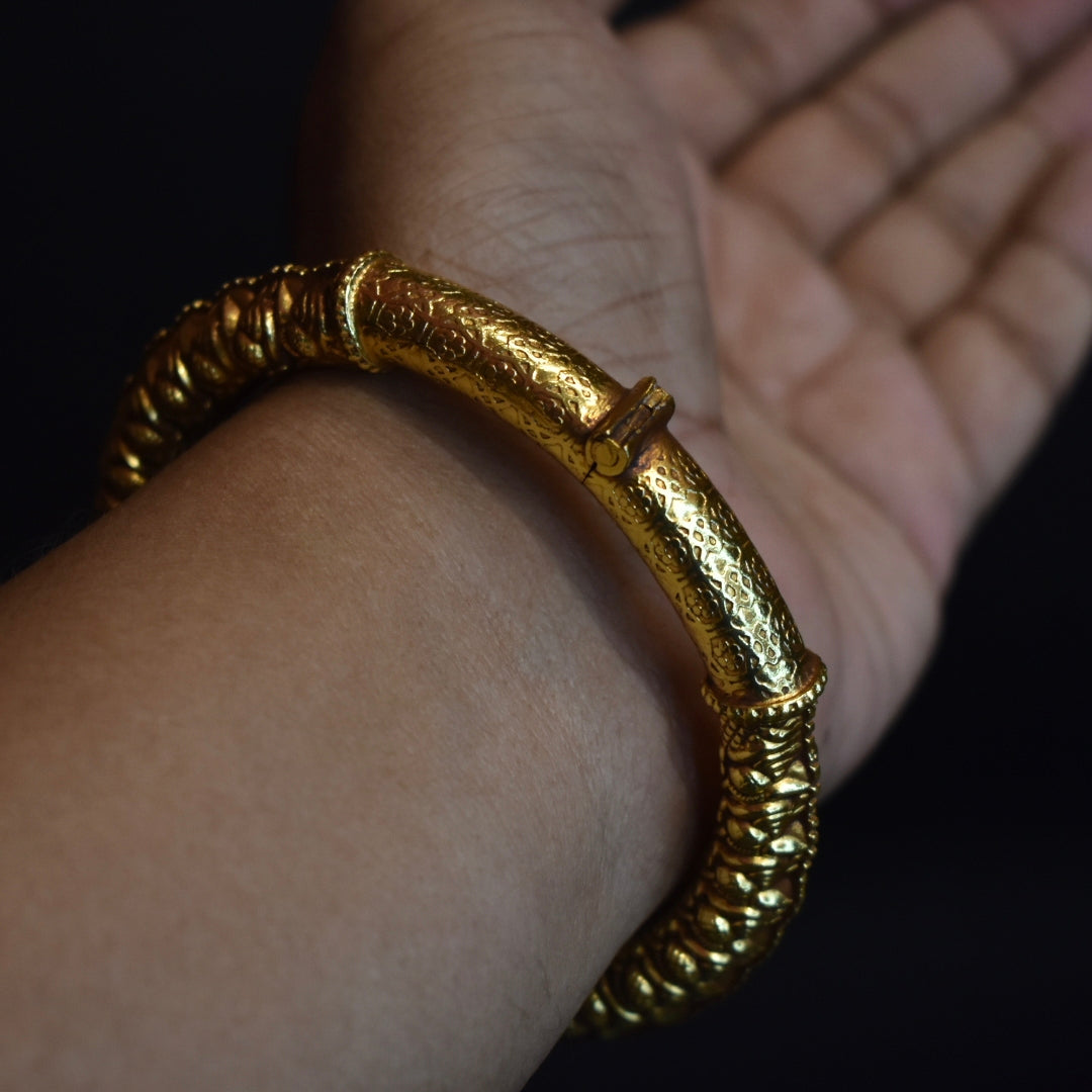 Asp Silver Nagas Simha Kada for Men