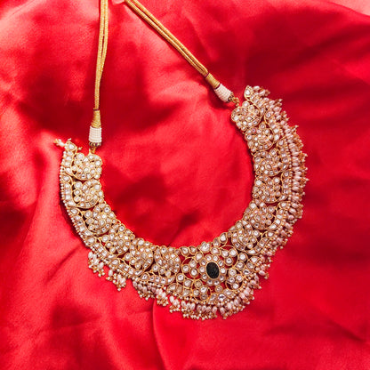 "Sparkle Like Royalty: Unveiling the Allure of the Polki Diamond Necklace by Asp Fashion Jewellery"