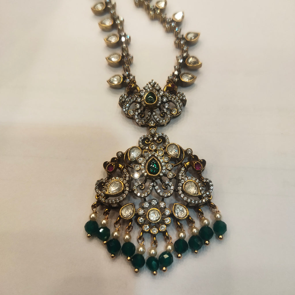 Asp Victorian Zircon Necklace Set