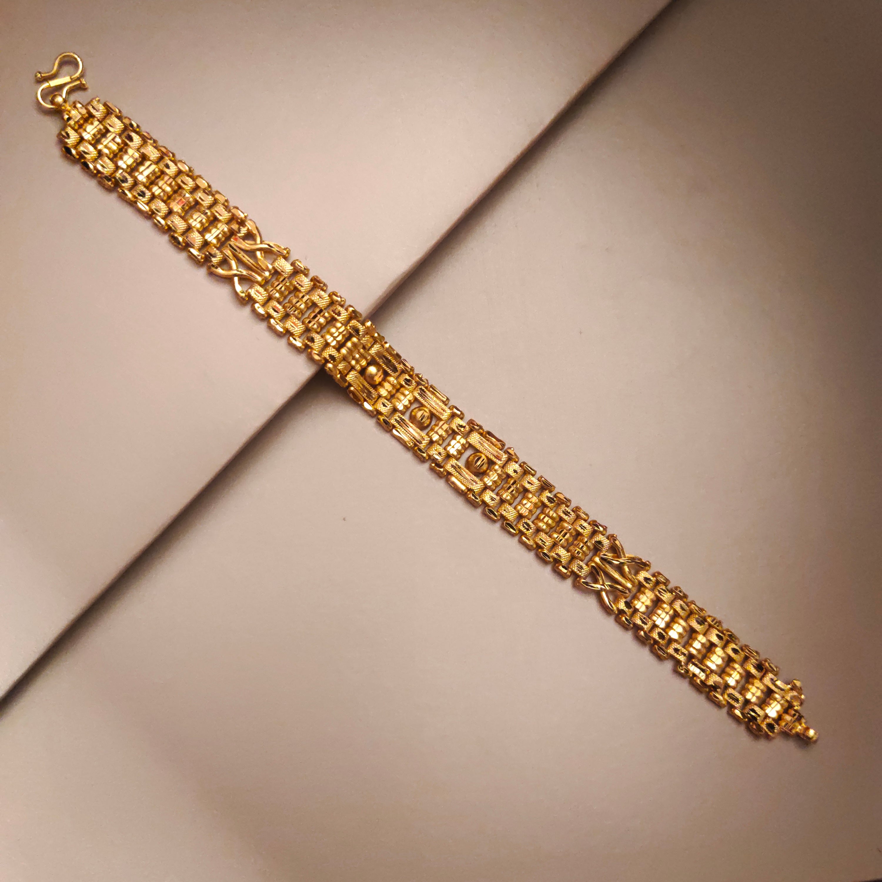 ASP Gold Plated Men's Bracelet - Shimmering Allure Collection