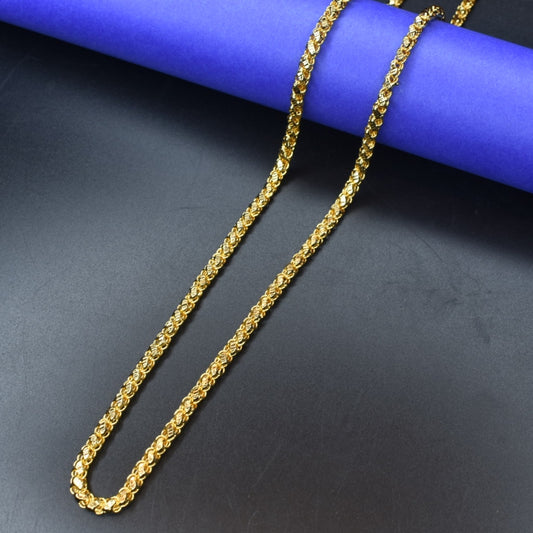 "Shine Bright: Elevate Your Style with Asp Fashion's 24k Gold-Plated Chains"