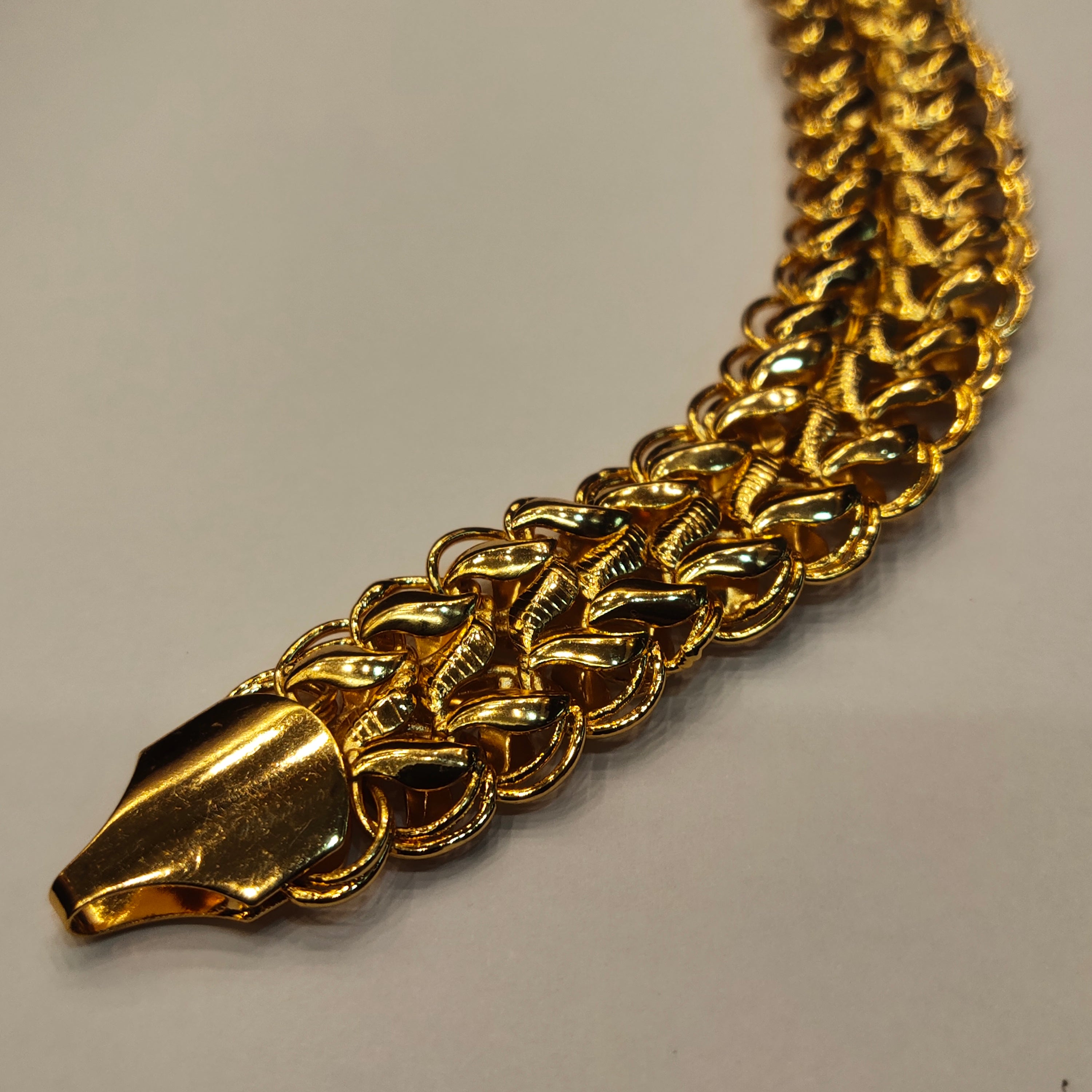 ASP 24K Gold Plated Heavy Men's Bracelet - Luxury Collection