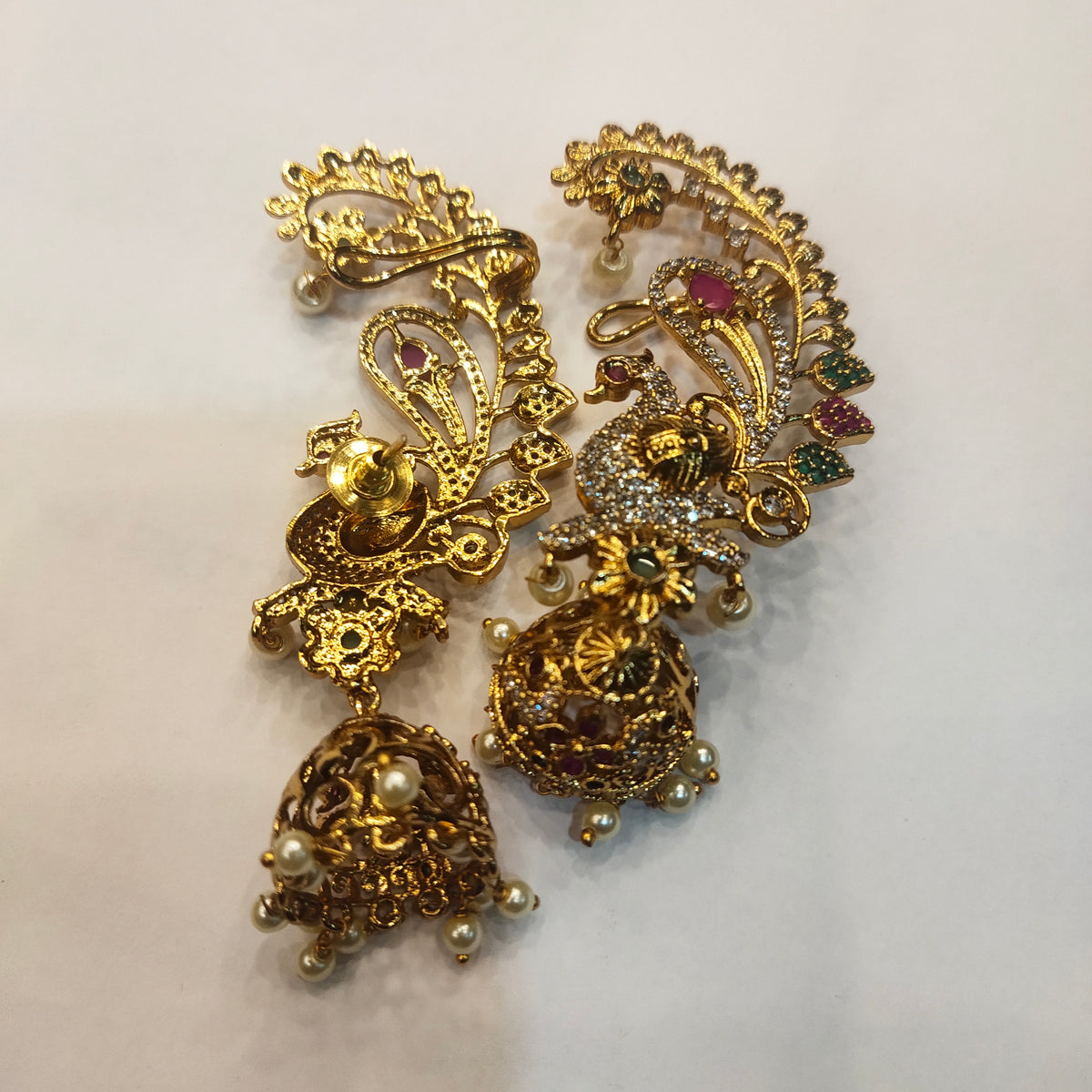 Asp Antique Zircon Ear Cuffs