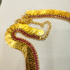 24K Gold Plated Kasu Mala - Traditional South Indian Coin Necklace