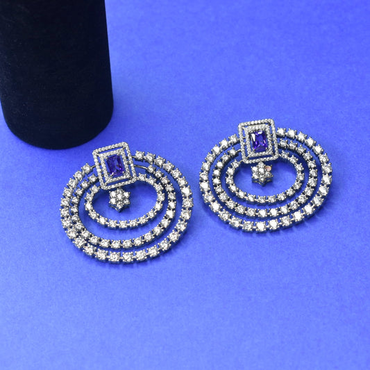 "Shine Bright with Asp Fashion Jewellery: Elevate Your Look with American Diamond Earrings"