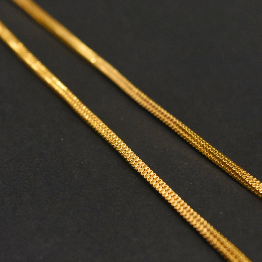 30 Inch 24K Gold Plated Chain - Premium Unisex Necklace
