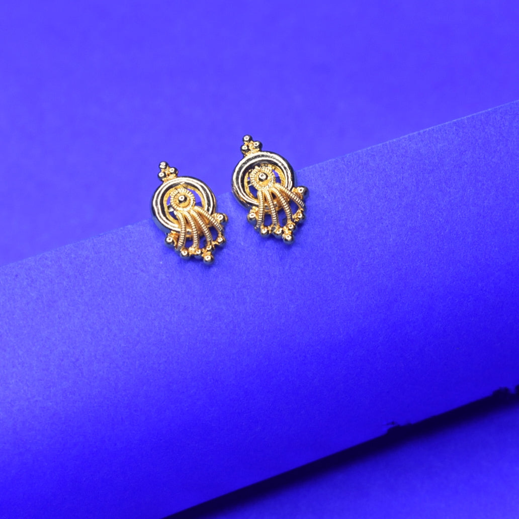 Daily Wear Small One Gram Gold Earrings By Asp Fashion Jewellery